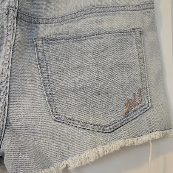Express Light Blue Jean Shorts. Size 00 - Picture 9 of 13